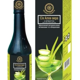 Алое Вера сік з м’якоттю, Голден Чакра (Aloe Vera, Golden Chakra) 500 мл.