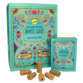 Конуси рідкий дим Біла Шавлія (White Sage ) Sree Vani, 10 шт