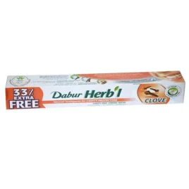 Зубна паста без фтору Дабур Гвоздика Dabur Herb’l GLOVE 100 г