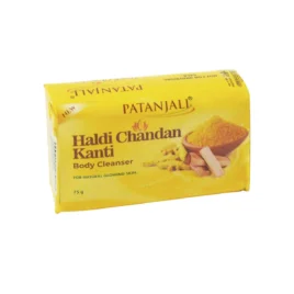 НАТУРАЛЬНЕ МИЛО ЧАНДАН (САНДАЛ) (75 ГР) ПАТАНДЖАЛІ, HALDI CHANDAN (75GM) PATANJALI